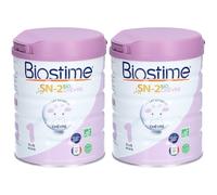 BIOSTIME® SN-2 Bio Lait de chèvre 1er âge 0 à 6 mois Poudre 2x800 g