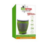 Biostop Lampe Ampoule Anti-Moustiques Rechargeable