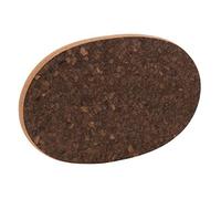 Biosughero - Dessous de plat en liège, mod. Black (ovale 22 x 34 x 2)