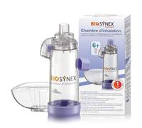 Biosynex Chambre d'inhalation Inhal'Air – Espaceur, sans latex ni BPA – 6 ans et +