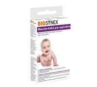 Biosynex – Mouche-bébé manuel aspirateur nasal – 2 embouts réutilisables, hygiénique