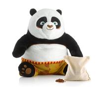 BIOSYNEX - Peluche Bouillotte Micro-Ondable Po (Kung Fu Panda) avec Billes d'Argile - Doudou Bien-Être Lavable en Machine - Chaleur Douce et Réconfortante - Dès la naissance