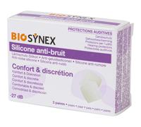 Biosynex Protections Auditives Silicone Anti-Bruit 3 Paires