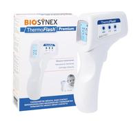 BIOSYNEX - THERMOFLASH Premium - Thermomètre Frontal Sans Contact pour Bébés, Enfants et Adultes - Thermomètre Infrarouge Médical N°1 des Ventes Pharmacie en France - 4 Modes de Température
