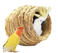 BIOTAT nid d'oiseau - Nid d'oiseau Fait à la Main pour perruches - Nid Paille pour Maison d'oiseau Colombe, Cage à Oiseaux pour Animaux Compagnie et literie pour Petits Animaux, Cadeau