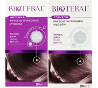Biotebal Lot de shampooing et après-shampooing contre la perte de cheveux/Szampon Odzywka Zestaw