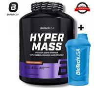 Biotech USA Hyper Mass 2270 G Gainer Avec Protéines Et Creatine + Shaker Hommage