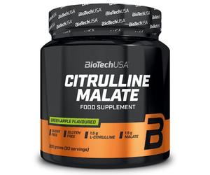 BioTech USA Malate de citrulline, arôme pomme verte - 300 g