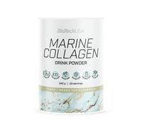 BioTechUSA Marine Collagen, Boisson en poudre aromatisée contenant du collagène marin, de la vitamine C, 240 g, Thé Vert-Citron