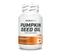 BioTech USA – Capsules d'huile de pépins de courge – Pressée à froid, 600 mg, Sans OGM – 60 capsules