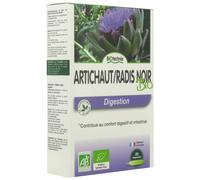 Biotechnie Artichaut Radis Noir Bio Complément Alimentaire Digestion 20 Ampoules
