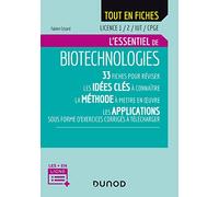 Biotechnologies - Licence 1/2/IUT/CPGE