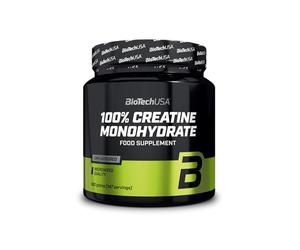 BioTechUSA 100% Creatine Monohydrate | créatine micronisée en poudre | La créatine augmente les performances physiques lors d'exercices intenses | Très soluble | 500 g, Non aromatisé