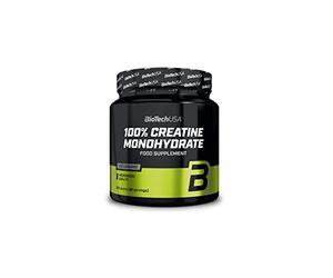 BioTechUSA 100% Creatine Monohydrate | créatine micronisée en poudre | La créatine augmente les performances physiques lors d'exercices intenses | Très soluble | 300 g, Non aromatisé