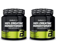 BioTechUSA 100% Creatine Monohydrate | créatine micronisée en poudre (Lot de 2)