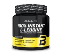 BioTechUSA 100% Instant L-Leucine boisson en poudre | Vegan | Sans sucre | Sans gluten | Sans lactose | 3,000mg Leucine | 277 g | Non aromatisé