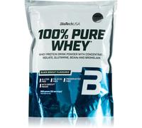 BioTechUSA 100% Pure Whey | Poudre de protéines avec BCAA et Glutamine | Sans gluten, sans huile de palme | 21g de protéines par portion, 1 kg, Black Bisciut