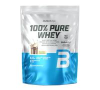 BioTechUSA 100% Pure Whey | Protéine de lactosérum, concentré & isolat | BCAA & L-glutamine | Enzymes bromélaïne | Faible teneur en sucres | 900 g, Riz au lait