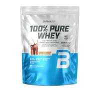 BioTechUSA 100% Pure Whey | Protéine de lactosérum, concentré & isolat | BCAA & L-glutamine | Enzymes bromélaïne | Faible teneur en sucres | 900 g, Chocolat-Beurre d'arachide