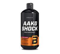 BioTechUSA AAKG Shock | Formule liquide de pré-entraînement | avec AAKG et magnésium à haut dosage | Combattre la Fatigue | 2280mg AAKG | 1000 ml | Cerise