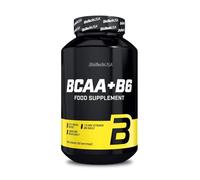 BioTechUSA BCA B6 | Vitamine B6 pour le métabolisme normal des protéines | Leucine, isoleucine & valine au ratio 2:1:1 | 4000 mg de BCAA par prise | Sans gluten | Format pratique | 200 comprimés