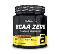 BioTechUSA BCAA Zero | Acides aminés essentiels en poudre | 6g BCAA avec L-Leucine instantanée | Vegan | Sans sucre, sans lactose, sans gluten, 360 g, Fruits tropicaux
