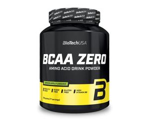 BioTechUSA BCAA Zero | Acides aminés essentiels en poudre | 6g BCAA avec L-Leucine instantanée | Vegan | Sans sucre, sans lactose, sans gluten, 700 g, Pomme