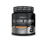 BioTechUSA Black Blood NOX+ | Formule pré-entraînement | avec caféine, créatine, tyrosine | sans sucre | 340 g | Fruits tropicaux