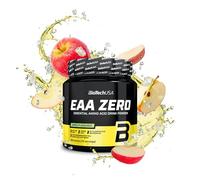 BioTechUSA EAA Zero | Acides aminés essentiels | 7160mg EAA/portion | Ratio recommandé par l'OMS | Sans sucre, sans gluten, 350g, Pommes