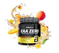 BioTechUSA EAA Zero | Acides aminés essentiels | 7160mg EAA/portion | Ratio recommandé par l'OMS | Sans sucre, sans gluten, 350g, Orange-Mangue