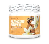 BioTechUSA Flavour Power, Édulcorant de table aromatisé à base de sucralose, sans sucre ajouté, sans gluten, à l'inuline, 160 g, Vanille-Cannelle