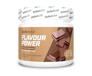 BioTechUSA Flavour Power, Édulcorant de table aromatisé à base de sucralose, sans sucre ajouté, sans gluten, à l'inuline, 160 g, Chocolat
