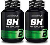 BioTechUSA GH | Régulateur Hormonal | avec Acides Aminés et Vitamine B6 | Augmente l'Hormone de Croissance | Construit du Muscle | Réduit la Graisse | 120 gélules (Lot de 2)