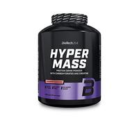 BioTechUSA Hyper Mass | Prise de masse avec mélange de glucides et de protéines | Créatine micronisée | Sans gluten, 4 kg, Fraise