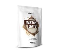 BioTechUSA Instant Oats | Riche en fibres | Source de protéines d'origine végétale, 1 kg, Noisette