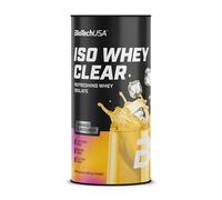 BioTechUSA Iso Whey Clear | Boisson en poudre à base d'isolat de protéines de lactosérum | 21 g de protéines par portion | Sans lactose, sans sucre et sans gluten, 400 g, Mangue
