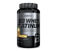 BioTechUSA Iso Whey Platinum | Mélange protéiné, créatine & acides aminés | Texture crémeuse | Vitamine B3 & zinc | Sans sucres ni gluten | Isolat & concentré de lactosérum | 908 g, Coco-Mangue