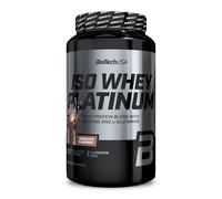 BioTechUSA Iso Whey Platinum | Poudre de protéines de lactosérum isolées et concentrées | 3 g de créatine par portion | Avec zinc et vitamine B3 | 908 g, Chocolat