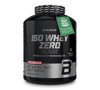 BioTechUSA Iso Whey Zero Black | Protéine de première qualité avec créatine, zinc, vitamine B3 et acides aminés | 90% de protéines | Sans sucre, sans lactose, sans gluten, 1816 g, Fraise