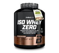BioTechUSA Iso Whey Zero | Isolat de lactosérum à haute teneur en protéines | BCAA & glutamine | Lactose réduit, sans gluten ni sucres | 21 g de protéines par portion | 1816 g, Caffé Latte