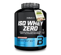 BioTechUSA Iso Whey Zero | Premium Whey Protein Isolate | Grass-Fed | Enzyme-Free | Sugar- and Gluten-free, 1816 g, Fraise