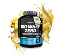 BioTechUSA Iso Whey Zero | Premium Whey Protein Isolate | Grass-Fed | Enzyme-Free | Sugar- and Gluten-free, 1816 g, Banane
