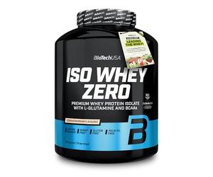 BioTechUSA Iso Whey Zero | Premium Whey Protein Isolate | Grass-Fed | Enzyme-Free | Sugar- and Gluten-free, 1816 g, Cookies & Cream