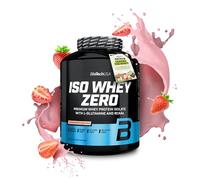 BioTechUSA Iso Whey Zero | Premium Whey Protein Isolate | Grass-Fed | Enzyme-Free | Sugar- and Gluten-free, 2.27 kg, Fraise