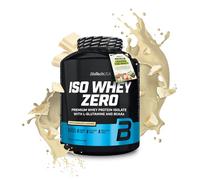 BioTechUSA Iso Whey Zero | Premium Whey Protein Isolate | Grass-Fed | Enzyme-Free | Sugar- and Gluten-free, 2.27 kg, Chocolat Blanc