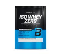 BioTechUSA Iso Whey Zero | Premium Whey Protein Isolate | Grass-Fed | Enzyme-Free | Sugar- and Gluten-free, 25 g, Black biscuit