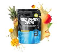 BioTechUSA Iso Whey Zero | Premium Whey Protein Isolate | Grass-Fed | Enzyme-Free | Sugar- and Gluten-free, 454 g, Ananas-mangue