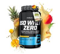 BioTechUSA Iso Whey Zero | Premium Whey Protein Isolate | Grass-Fed | Enzyme-Free | Sugar- and Gluten-free, 908 g, Ananas-mangue