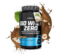 BioTechUSA Iso Whey Zero | Premium Whey Protein Isolate | Grass-Fed | Enzyme-Free | Sugar- and Gluten-free, 908 g, Noisette