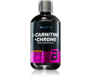 BioTechUSA L-Carnitine + Chrome concentré pour la préparation de boisson saveur Orange 500 ml